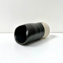 Load image into Gallery viewer, organic black satin vessel
