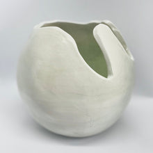 Load image into Gallery viewer, pistachio and white vessel - large
