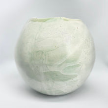 Load image into Gallery viewer, pistachio and white speckled vessel - large
