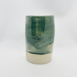 organic ming textured vessel
