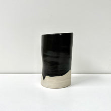 Load image into Gallery viewer, organic black satin vessel
