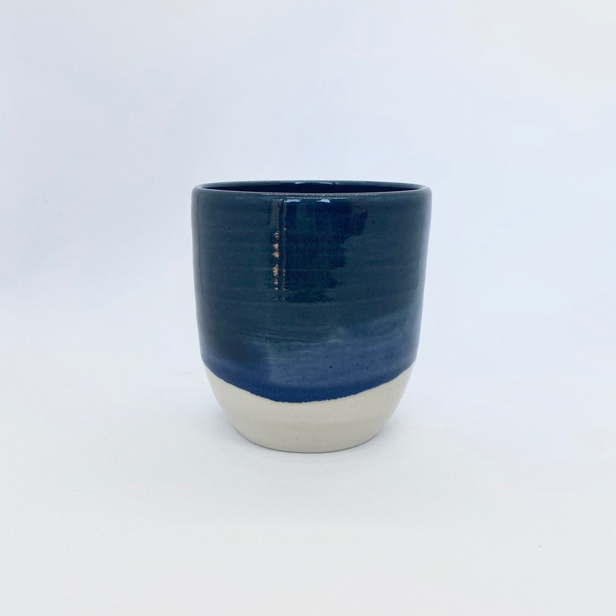 handleless mug - midnight blue