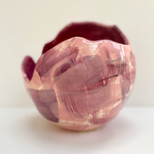 Load image into Gallery viewer, maroon and blush large vessel
