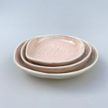 Load image into Gallery viewer, set of three textured bowls - blush
